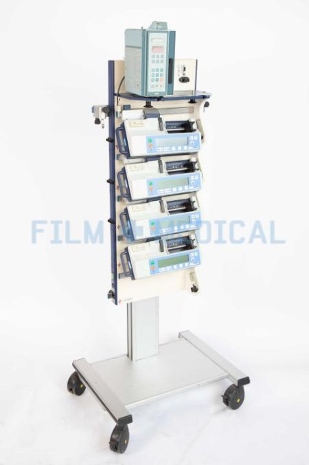 Syringe drive pump stack system